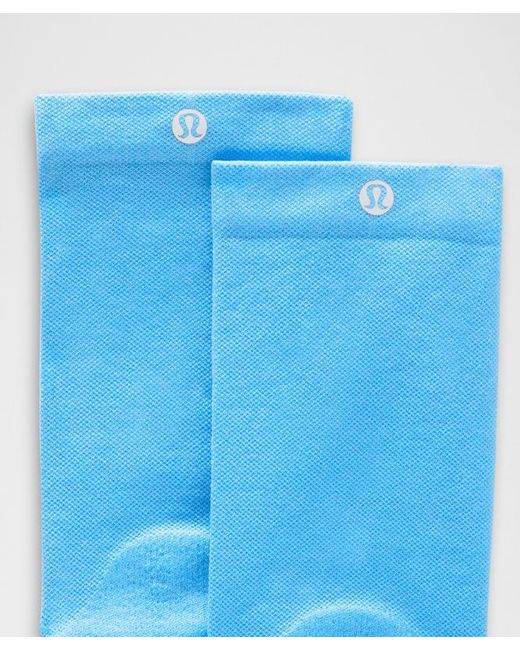 lululemon athletica Blue – Power Stride Crew Socks – – Size Large