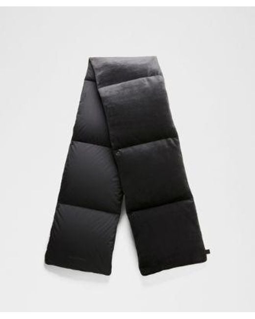 lululemon athletica Black Wunder Puff Velour Scarf