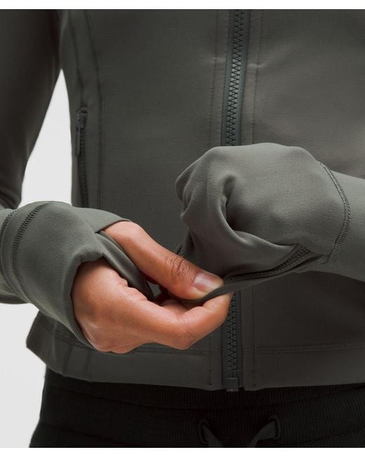 lululemon athletica Gray Define Cropped Jacket