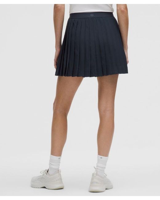 lululemon athletica Blue High-Rise Pleated Tennis Skirt