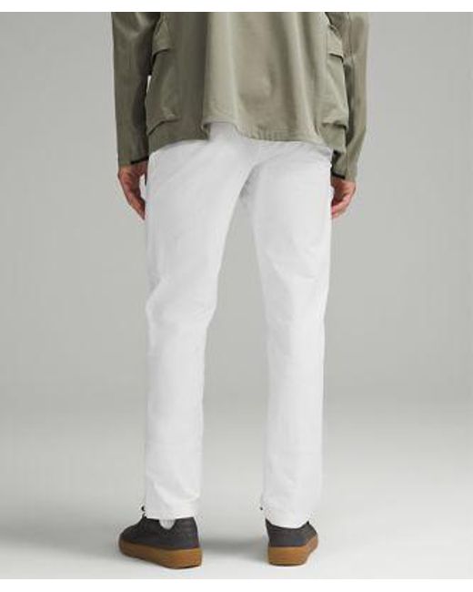 lululemon athletica White – Abc Classic-Fit Trousers 32"L Stretch Cotton Versatwill – – for men