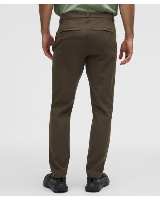 lululemon athletica Black Abc Classic-Fit Trouser 30L for men