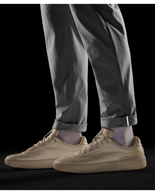 lululemon athletica Gray Abc Classic-fit Trousers 34"l Warpstreme - Color Silver/grey - Size 28 for men