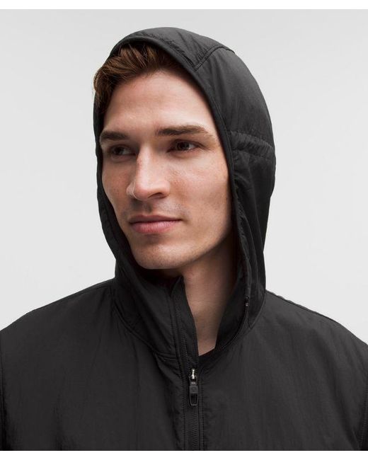 lululemon athletica Black – Insuleight Cold-Weather Run Shell – – for men