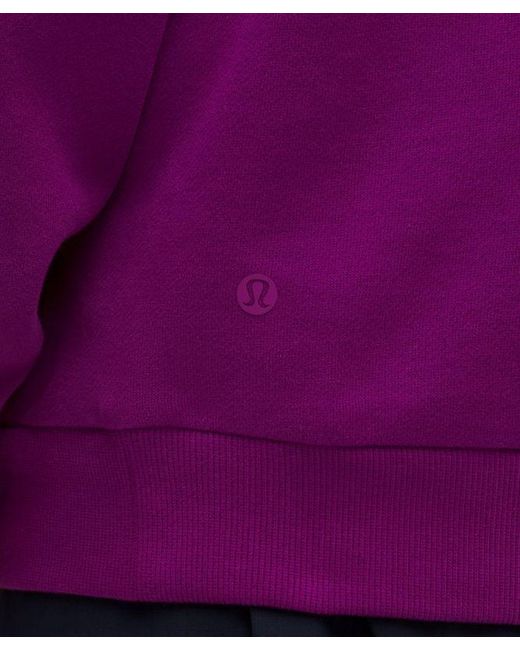 lululemon athletica Purple Steady State Pullover Hoodie for men
