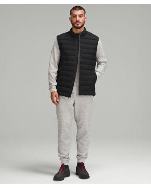 lululemon athletica Black Navigation Down Vest for men