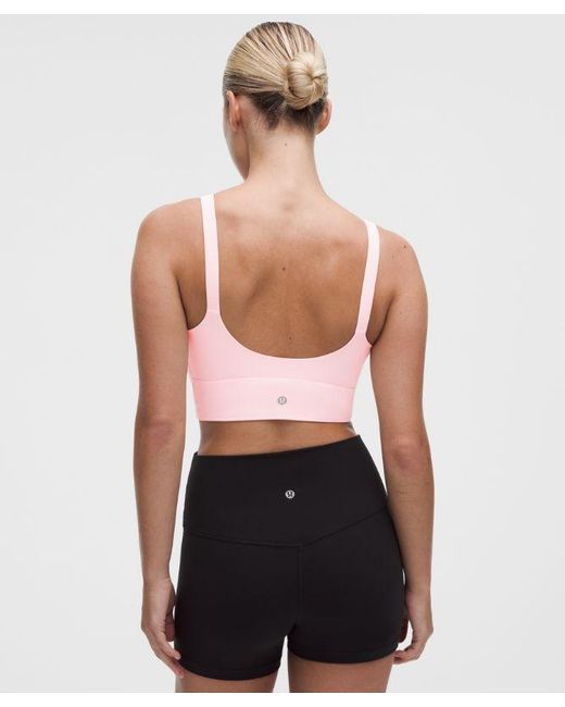 lululemon athletica Red Focuser Scoop-Neck Bra