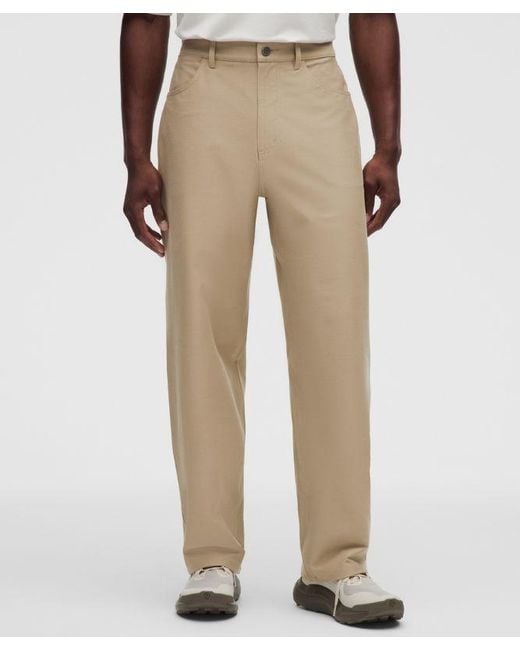 lululemon athletica Natural – Easyfive Loose-Straight Trousers 30L – Color Khaki – Size 12 for men
