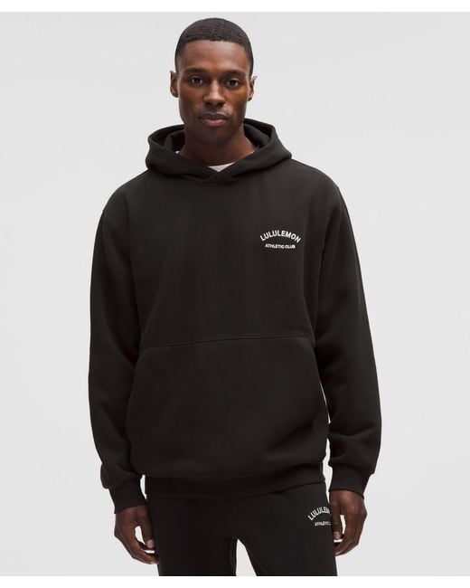lululemon athletica Black Steady State Pullover Hoodie for men