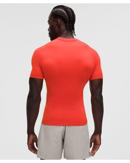 lululemon athletica Red – Repper Short-Sleeve Shirt – – Size Large for men