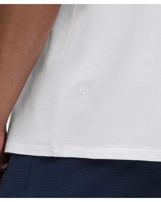 lululemon athletica White Organic Cotton Classic-Fit T-Shirt for men