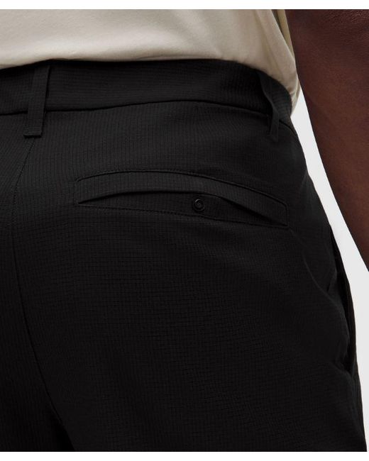 lululemon athletica Black Abc Slim-Fit Trouser 34L for men