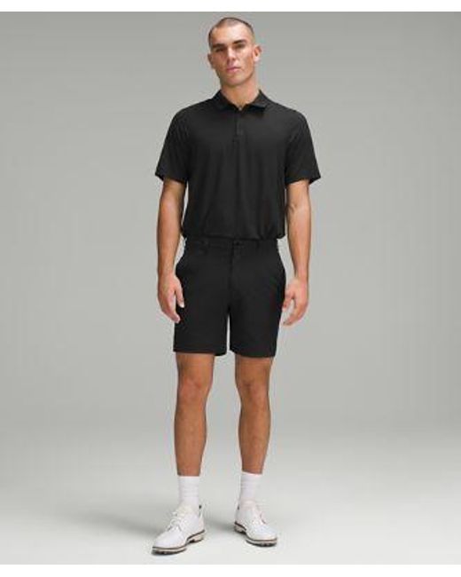 lululemon athletica Black – Logo Sport Polo Short-Sleeve – – for men