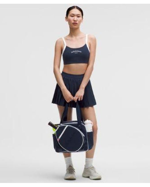 lululemon athletica Blue – Straight-Strap Sports Bra Light Support, B/C Cup Tennis Deuce – –