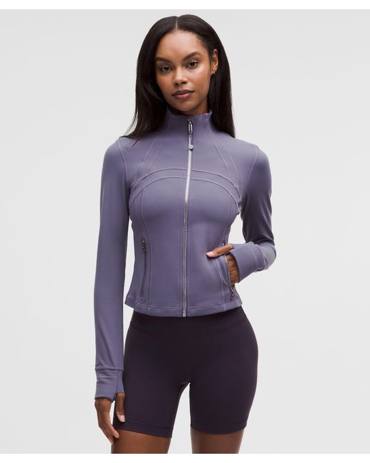 lululemon athletica Purple Define Cropped Jacket