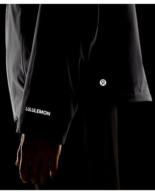 lululemon athletica Gray Stretch Glyde Waterproof Jacket for men