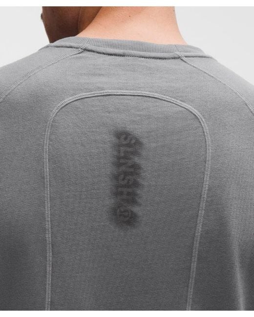 lululemon athletica Gray – Organic Jersey Short-Sleeve Shirt Slnsh Collection – – Size Large for men
