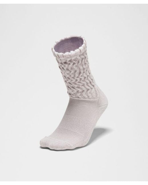 lululemon athletica White Slouch Socks