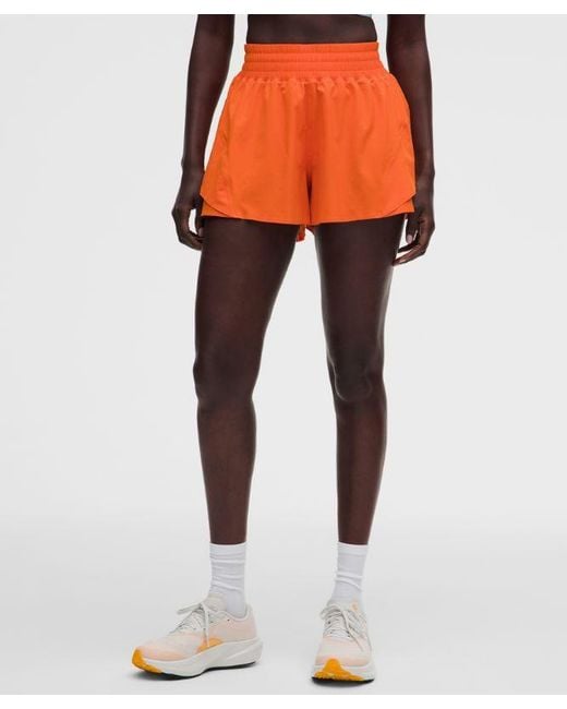 lululemon athletica Orange Shake It Out High-Rise Running Short 2.5"