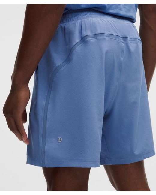 lululemon athletica Blue Pace Breaker Lined Short 7" for men
