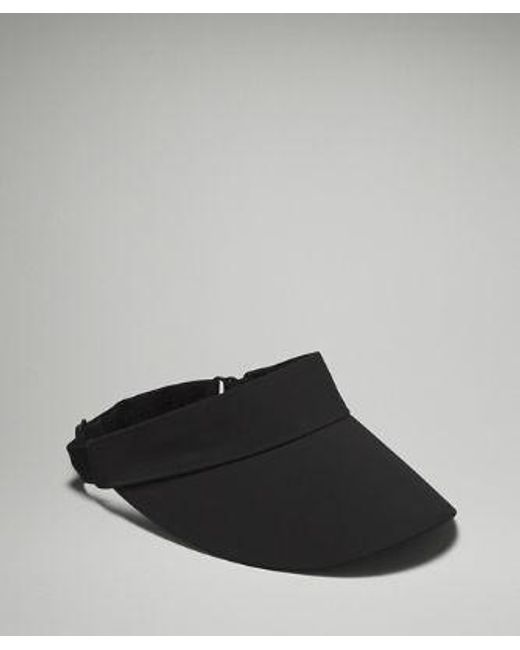lululemon athletica Black Fast Paced Wide Band Running Visor
