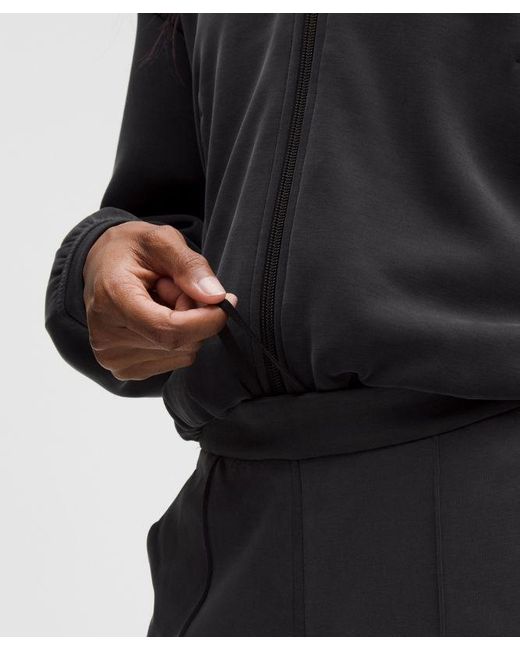 lululemon athletica Black – Brushed Softstreme Pintuck High-Rise Wide-Leg Pants Regular – – Size Large