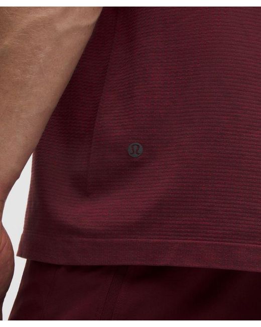 lululemon athletica Red Metal Vent Tech Sleeveless Shirt for men