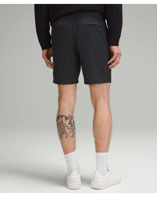 lululemon athletica Black Abc Classic-fit Shorts 7" Wovenair for men