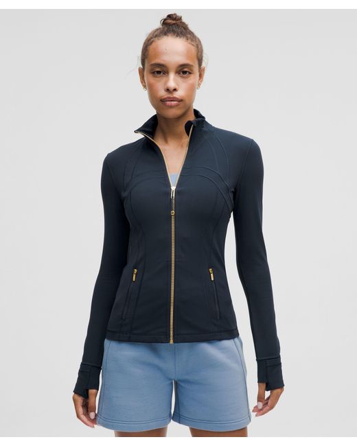 lululemon Nulu Define Jacket Zip Up Hoodie in Blue Lyst