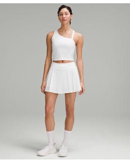 lululemon athletica White Side-pleat High-rise Tennis Skirt