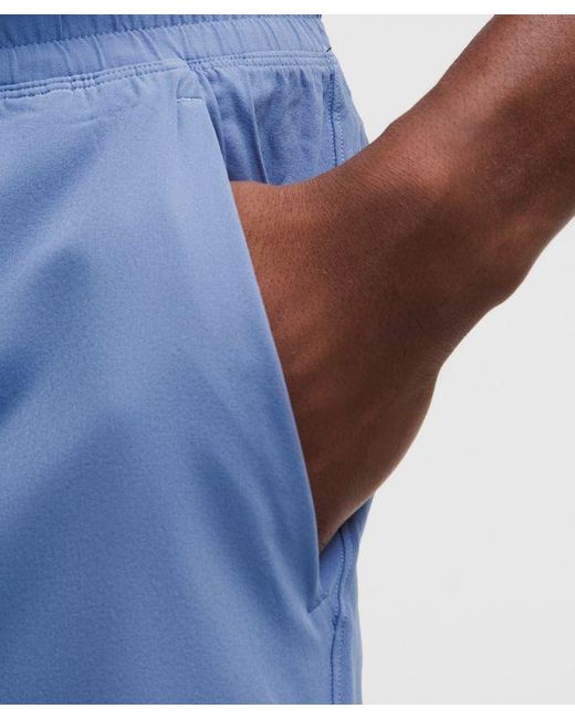 lululemon athletica Blue Pace Breaker Lined Short 7" for men