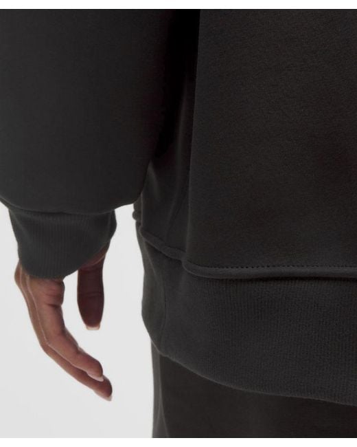 lululemon athletica Black – Big Cozy Ultra-Oversized Hoodie Wordmark – – Size Large
