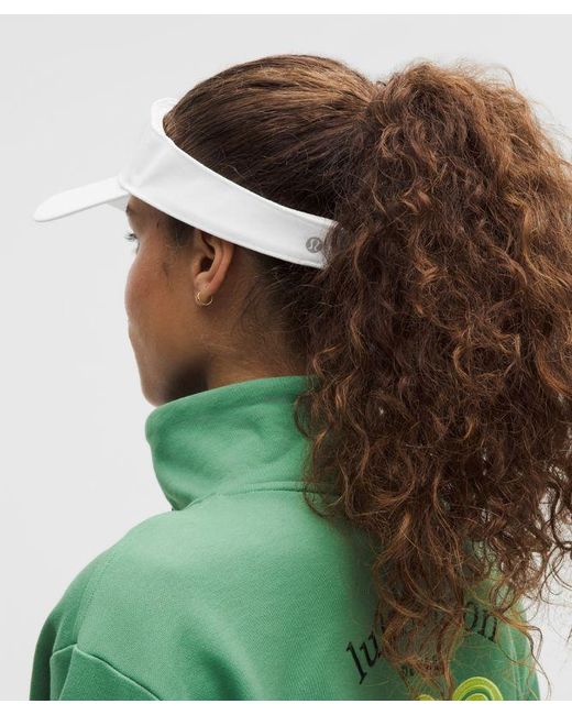 lululemon athletica White Removable Sweatband All-Sport Visor