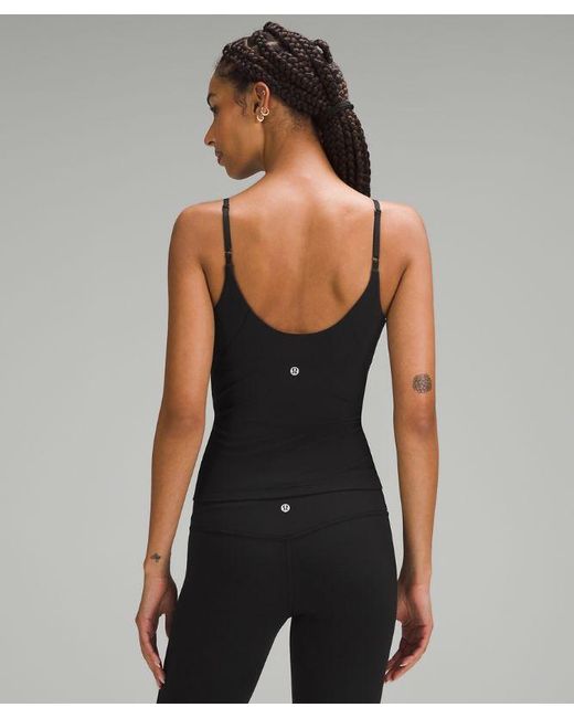 lululemon athletica Black Align Waist-Length Cami Tank