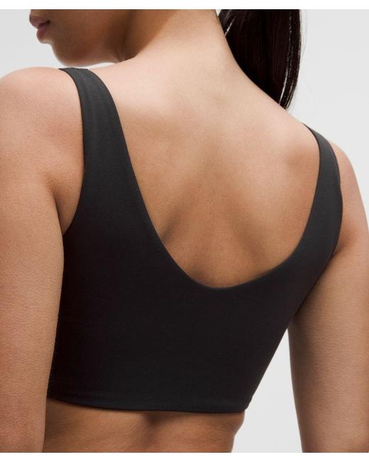 lululemon athletica Black – Bend This Scoop And Square Sports Bra Light Support, A-C Cups – – Size 2Xs/Xs