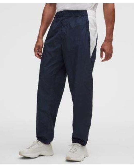 lululemon athletica Blue – Nylon Relaxed Track Pants Regular – – Size Large for men