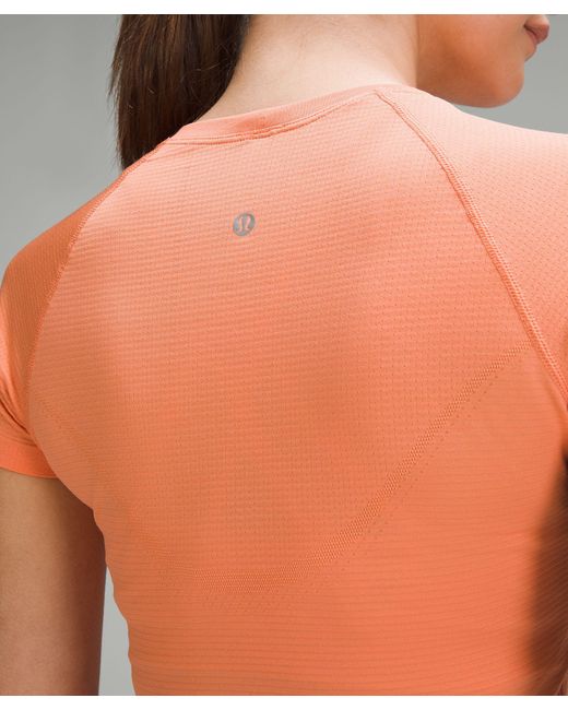 lululemon athletica Multicolor Swiftly Tech Cropped Short-sleeve Shirt 2.0