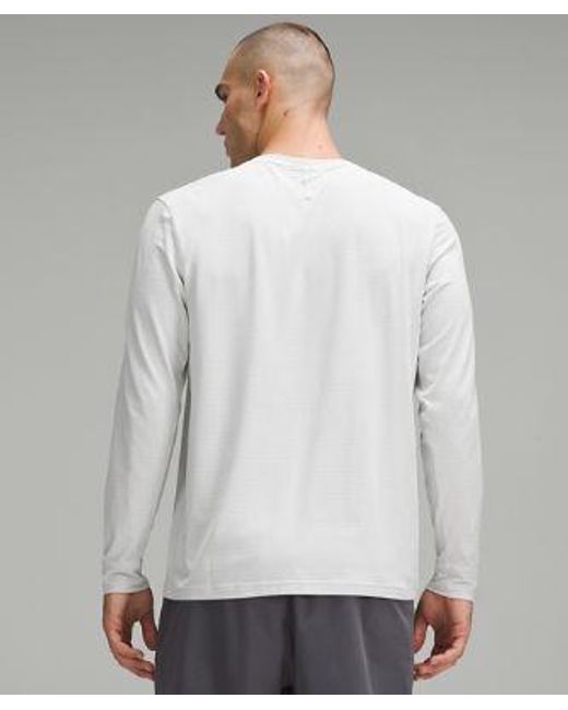 lululemon athletica Gray – License To Train Relaxed-Fit Long-Sleeve Shirt – – for men