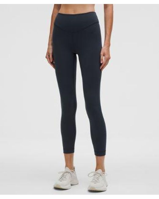 lululemon athletica Blue Wunder Under Smoothcover High-Rise Tight 25"