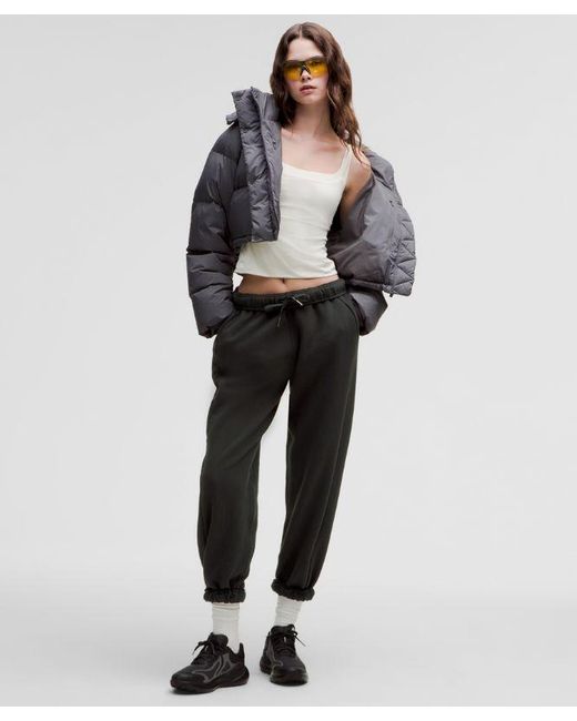 lululemon athletica Scuba Mid-rise Oversized Joggers Regular - Color Black - Size L