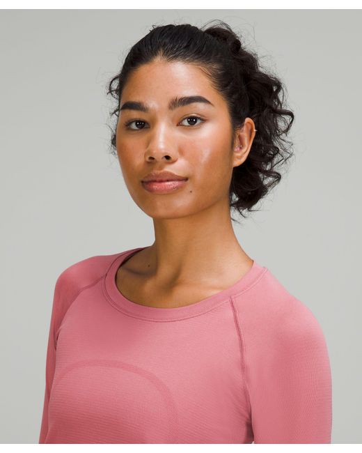 lululemon athletica Red Swiftly Tech Long-Sleeve Shirt 2