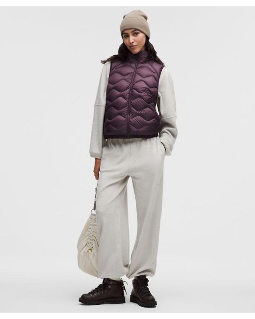 lululemon athletica Red – Featherweight 900-Down-Fill Quilted Vest – – Size Large