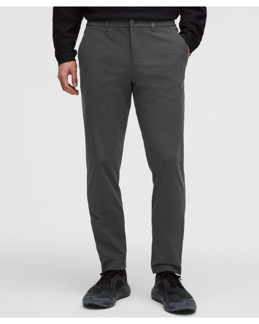 lululemon athletica Black – Abc Classic-Fit Trousers 34"L Warpstreme – – Size 12 for men