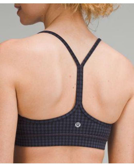 lululemon athletica Blue Flow Y Bra Nulu Light Support, A-C Cups