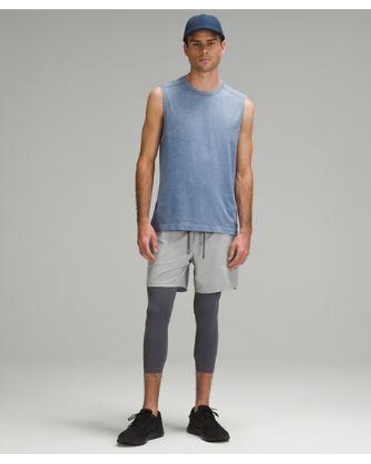 lululemon athletica Blue – Metal Vent Tech Sleeveless Shirt Fit – – for men