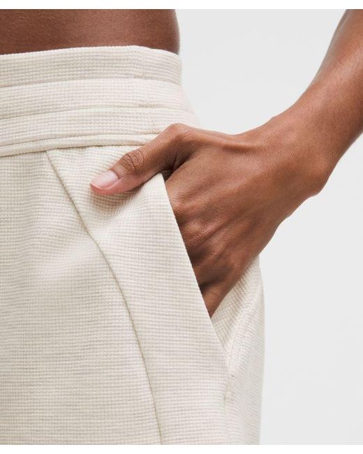 lululemon athletica White Scuba High-Rise Short 5"