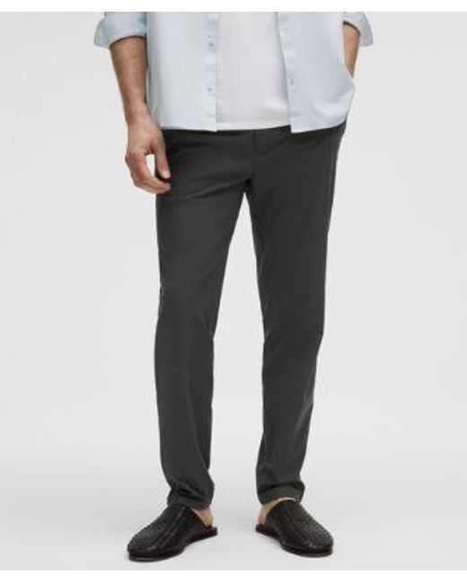 lululemon athletica Gray Abc Warpstreme Slim-Fit Pull-On Pant for men