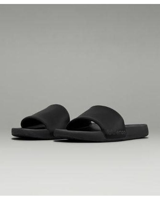 lululemon athletica Restfeel Slides - Color Black/grey - Size 10 for men