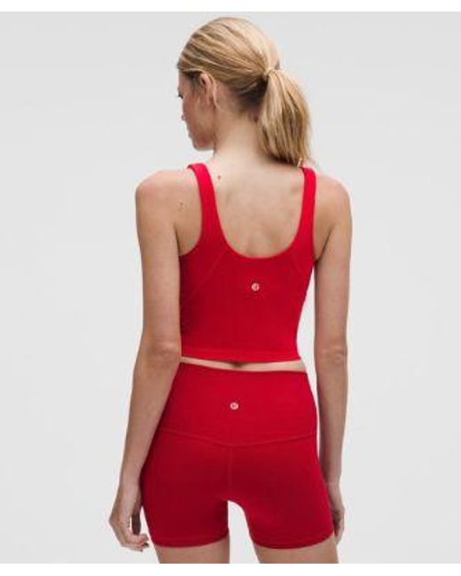 lululemon athletica Red – Align Tank Top Light Support, A/B Cup – – Size 4