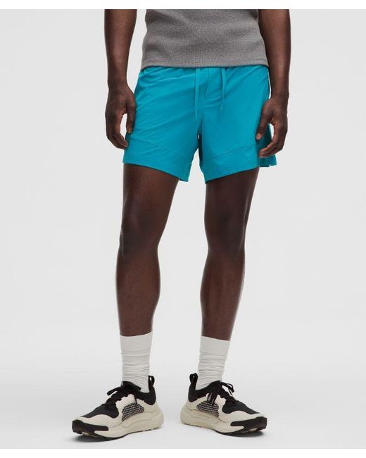 lululemon athletica Blue – Swift Lightweight Linerless Shorts Slnsh Collection – 6" – – Size Large for men